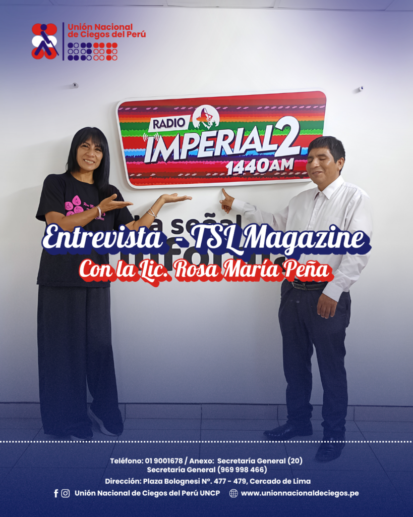 Entrevista a nuestro presidente en el programa TSL Magazine de Radio Imperial 2